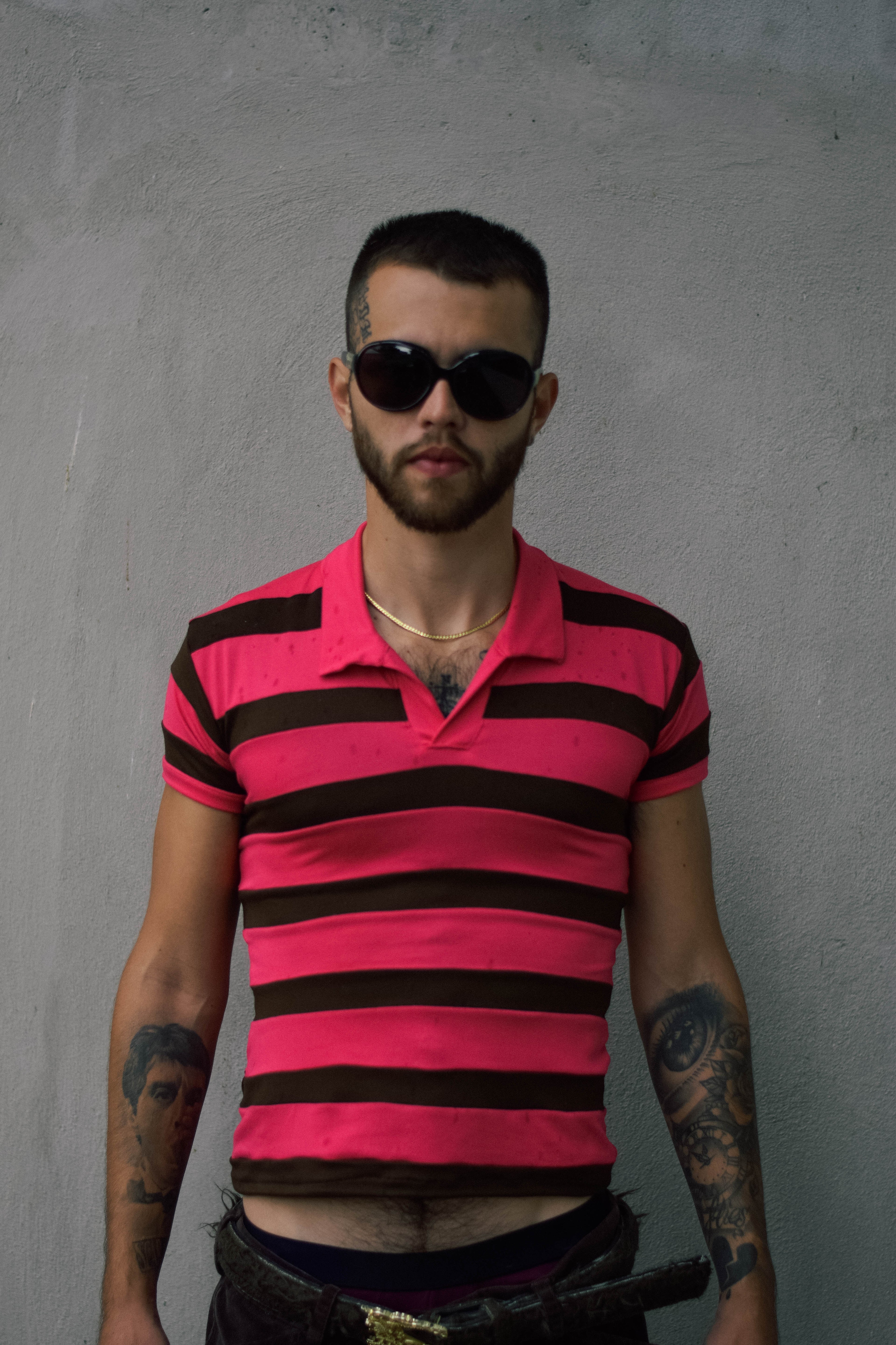 PLAID TEE